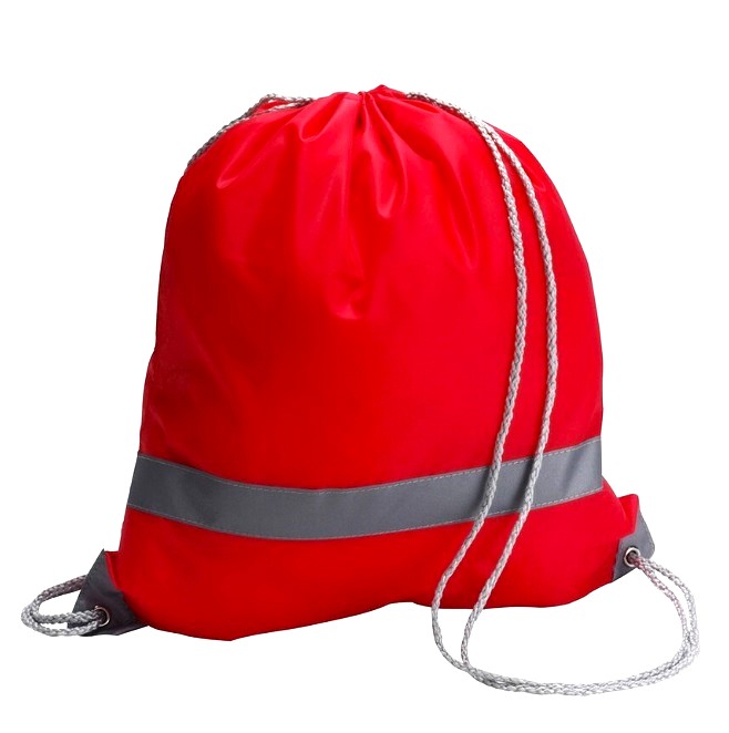 Reflective bag with grey string for sublimation